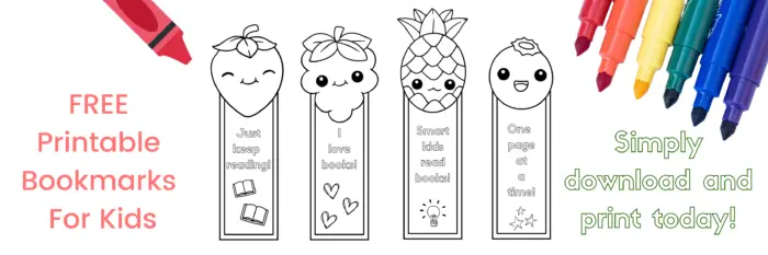 4 food-inspired bookmarks