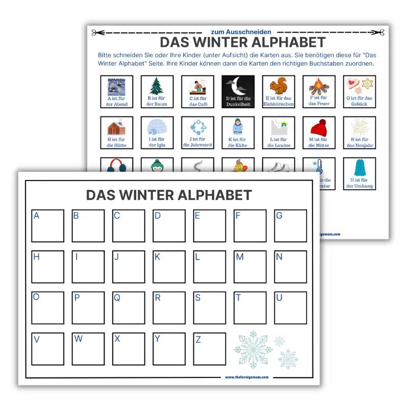 Winter abc's.