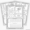 Stacked preview of printable German alphabet worksheets for kids showing tracing, coloring, and letter recognition activities for beginner German learners.