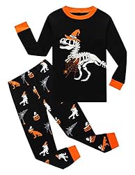 Dinosaur-themed Halloween Pjs.