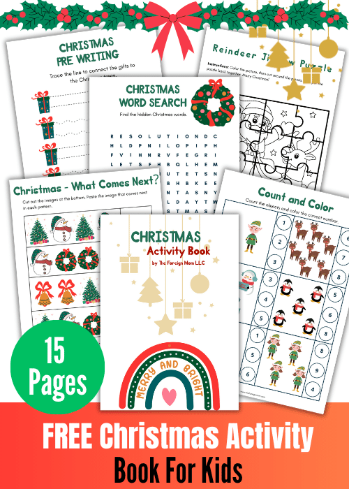 Jingle into the Season: Free Printable Christmas Activity Book!