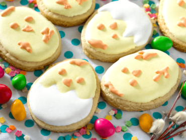 The best gluten-free Easter egg cookies with icing.
