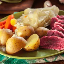Traditional Gluten-Free Corned Beef and Cabbage Recipe.