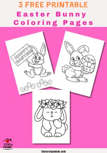 3 FREE Printable Easter Coloring Pages.