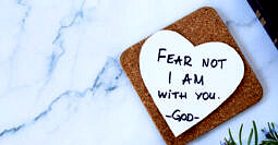 "Fear Not I AM With You -God. 50 Bible Verses for kids for back-to-school.