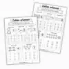 Printable German number recognition worksheets for beginners featuring numbers 1–10 with counting and find-the-number activities.