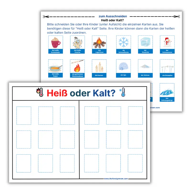 hot or cold printable.