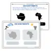 continent printable.