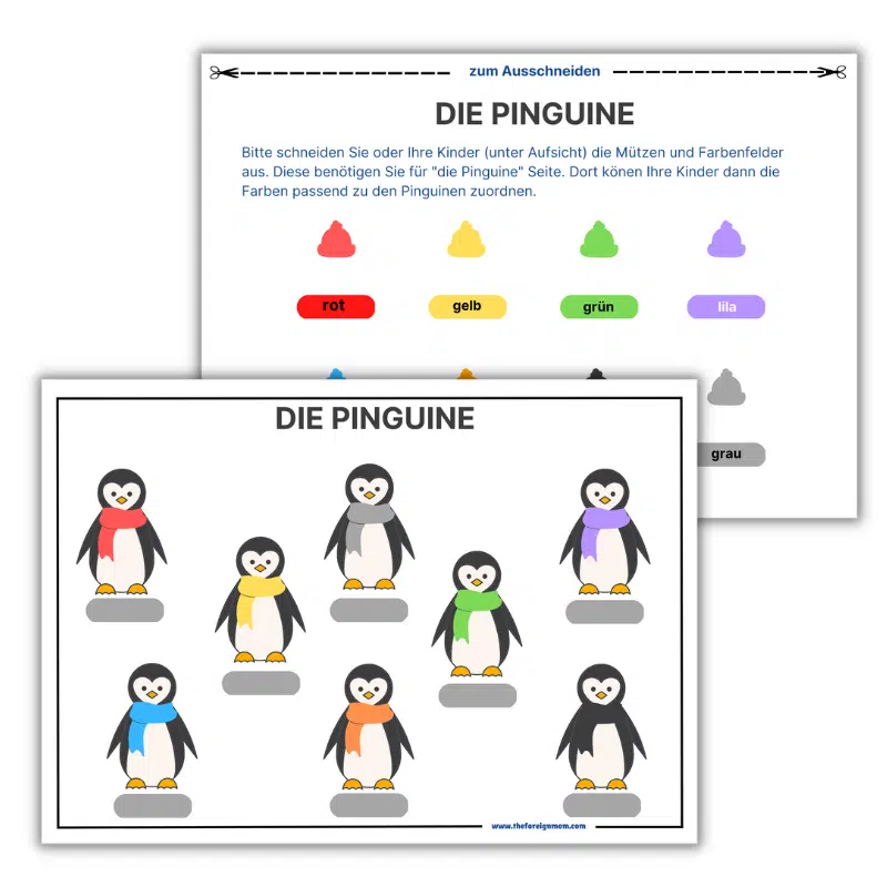 Penguin printable.
