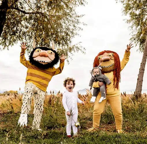 Where the Wild Things Are family costume.