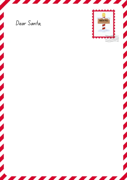 Get in the Holiday Spirit: 5 Letters to Santa Template Printable + FREE!