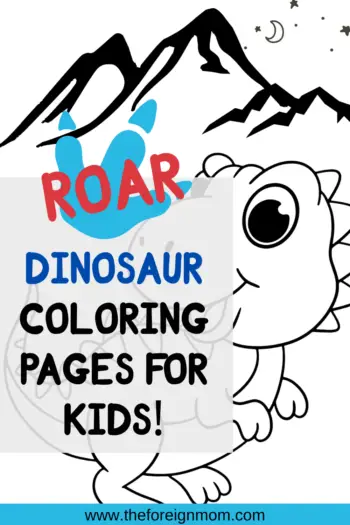 Dinosaur Coloring Pages For Kids.
