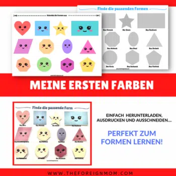 My first shapes in German.