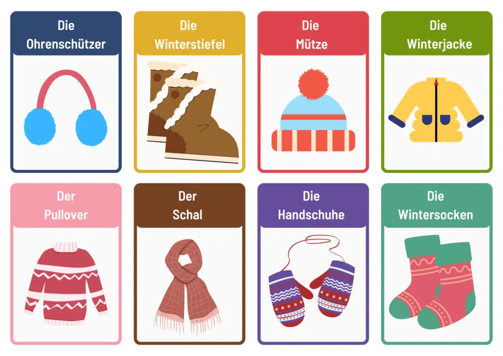 Winter Flashcards German